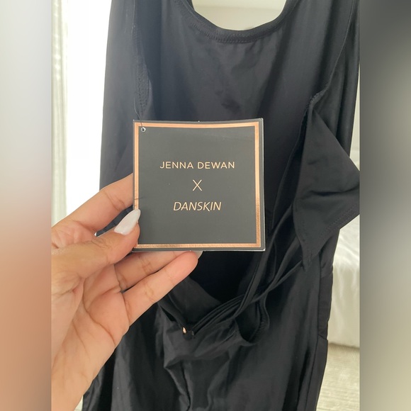 Danskin Black Bodysuit with Sheer Accents - Picture 5 of 6